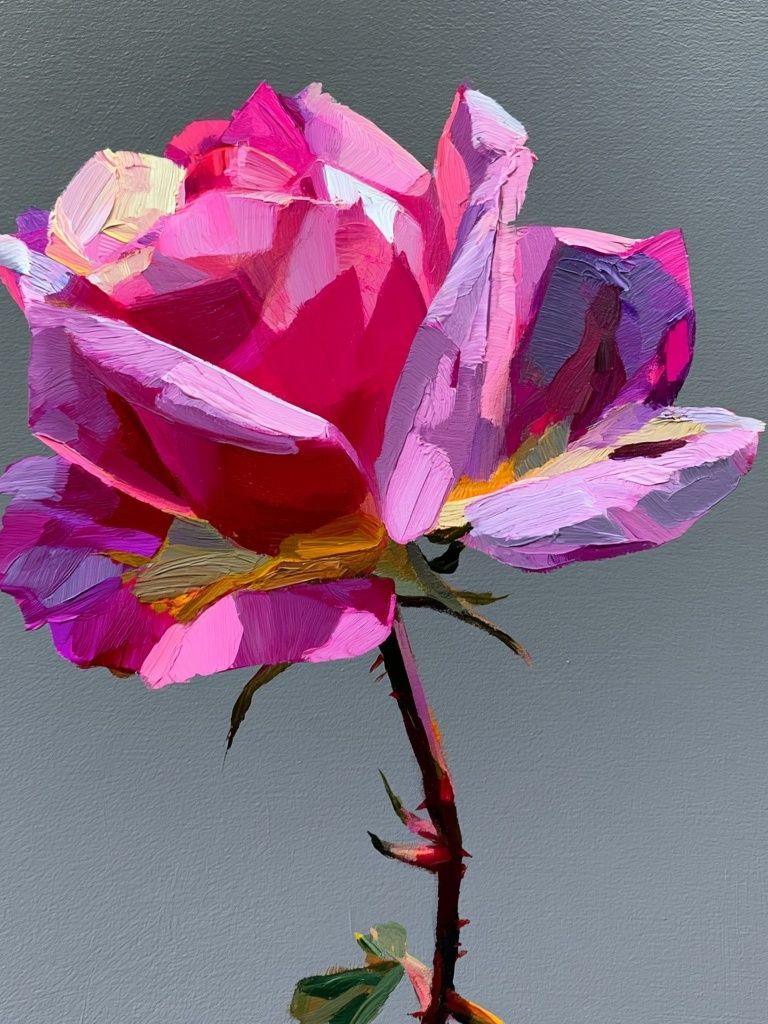 Pink Rose Fine-Art Print. poster detail