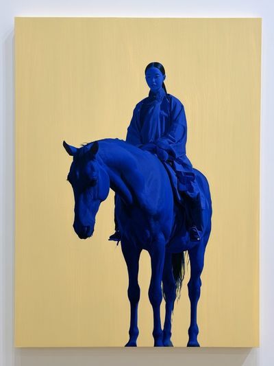Blue Rider Contemporary Print.