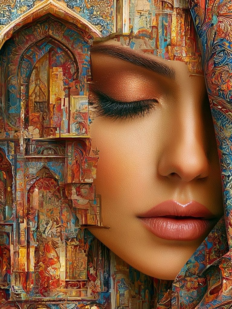 Dreaming Woman Fine-Art Poster. poster — fine-art art