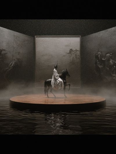 Surreal Horse Rider — Fine-Art Print.