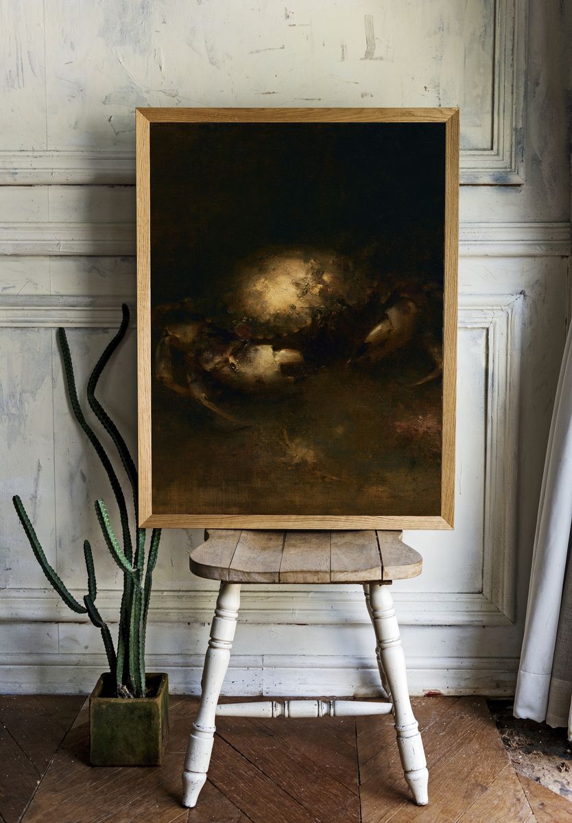 Golden Still Life — Fine-Art Print. — room view 1