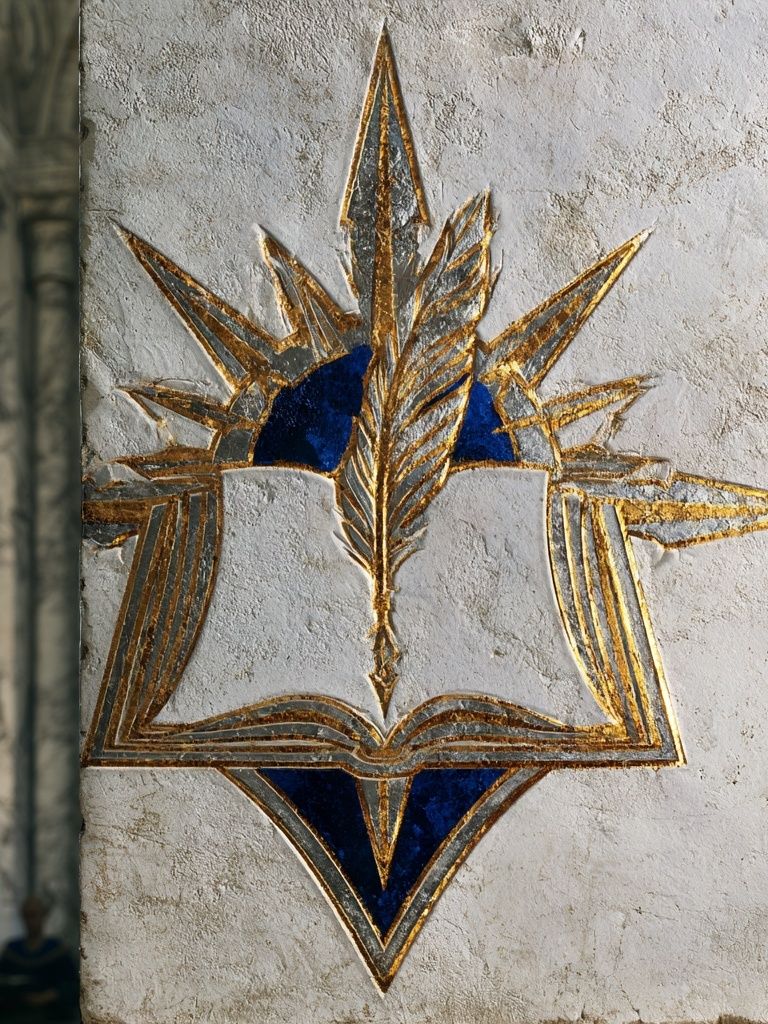 Sacred Emblem Art Deco Print. poster detail