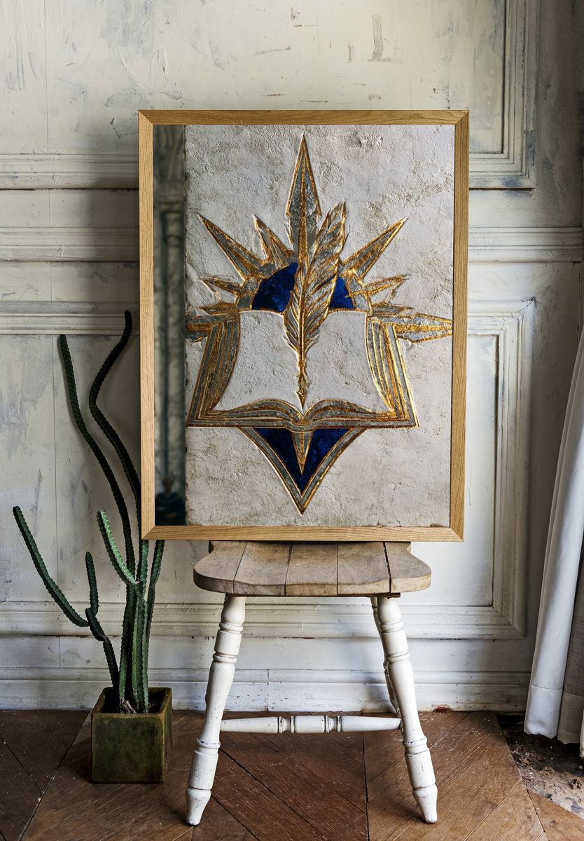 Sacred Emblem Art Deco Print. — room view 1