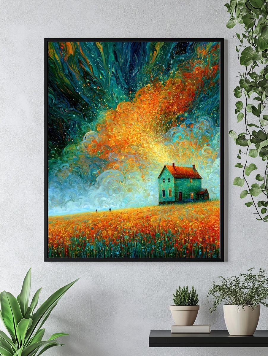 Dreamscape House Fine-Art Print. — room view 4