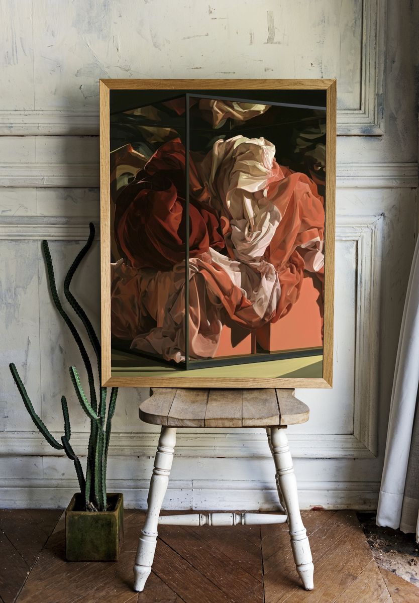 Draped Fabric Still Life Poster. room preview