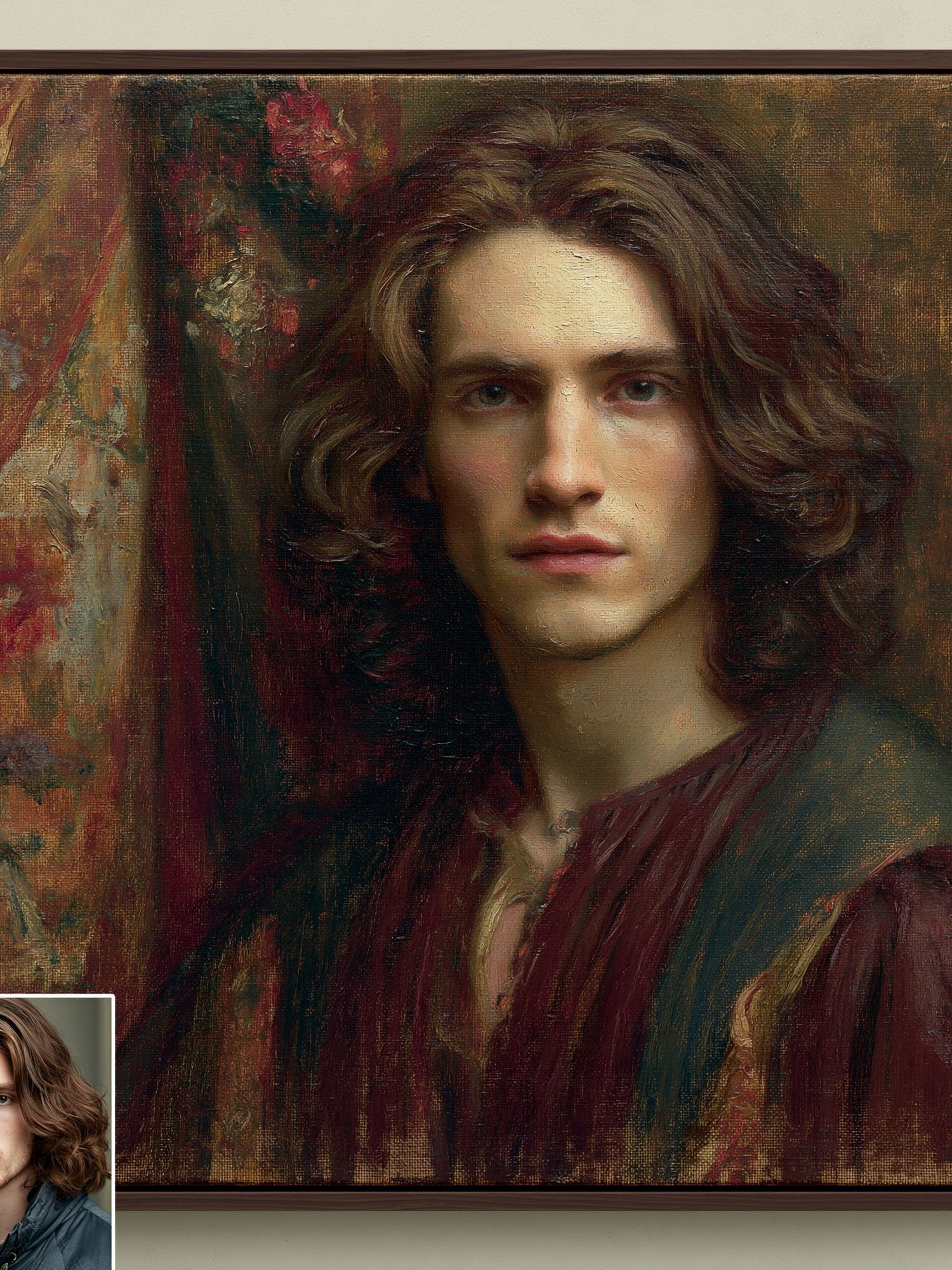 Renaissance Portrait Fine-Art Poster. poster — fine-art art