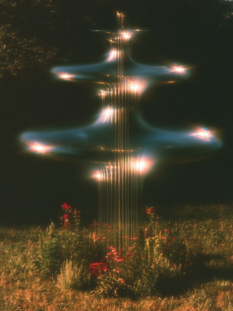Dreamlike Garden Light Poster. poster detail