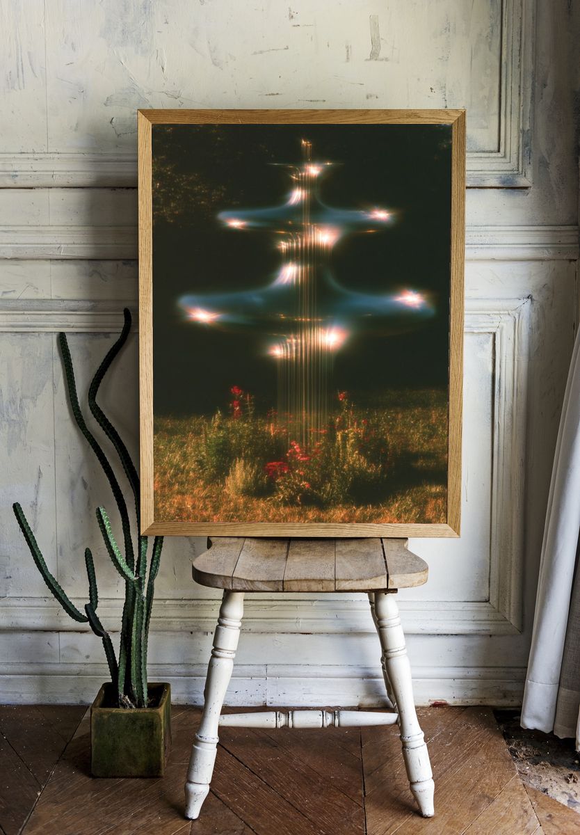 Dreamlike Garden Light Poster. — room view 1