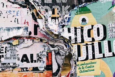Ripped art posters creative typography. poster