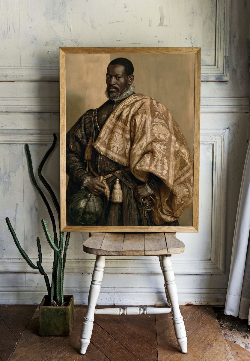 Regal Portrait Fine-Art Print. room preview