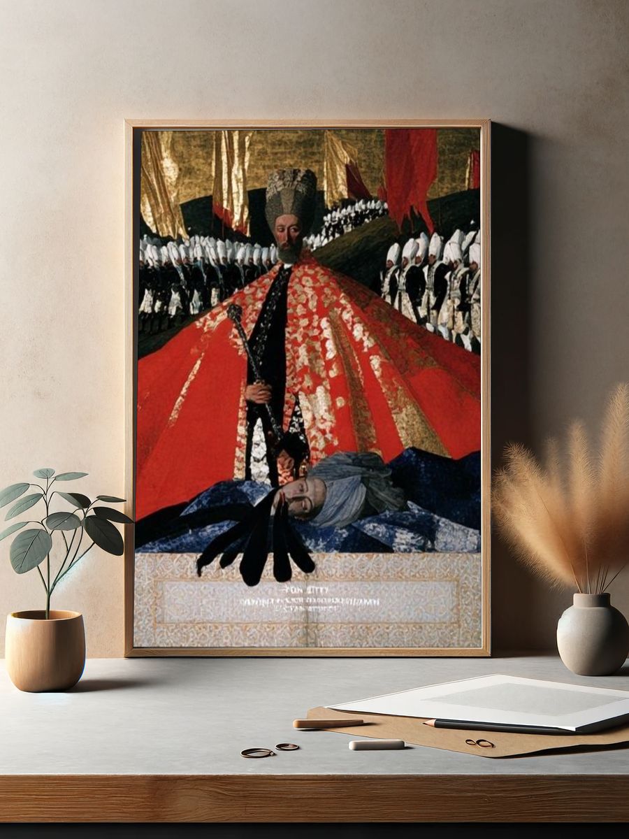 The Great Khan Surrealist Print. — room view 2