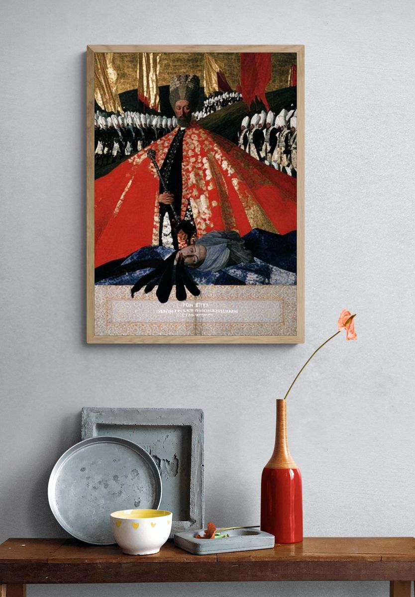 The Great Khan Surrealist Print. — room view 3