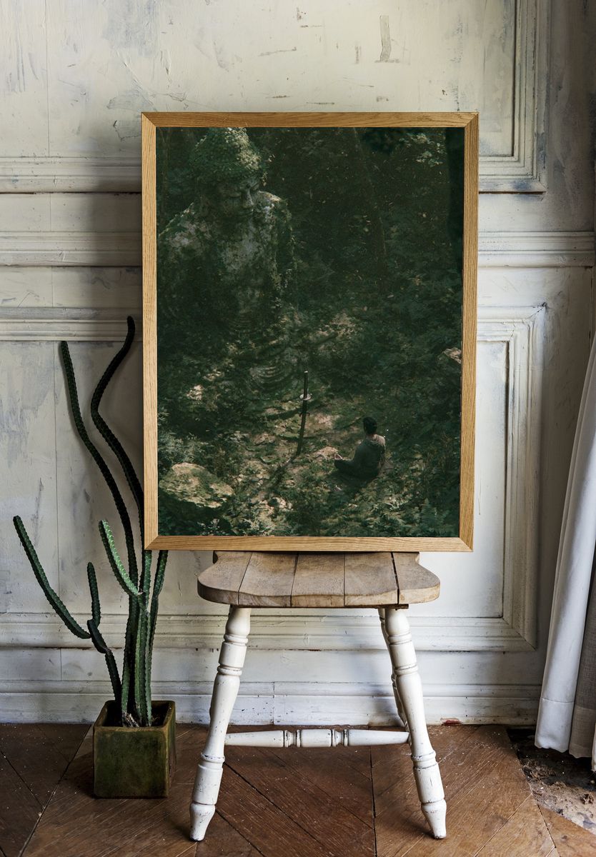 Forest Meditation — Fine-Art Print. room preview