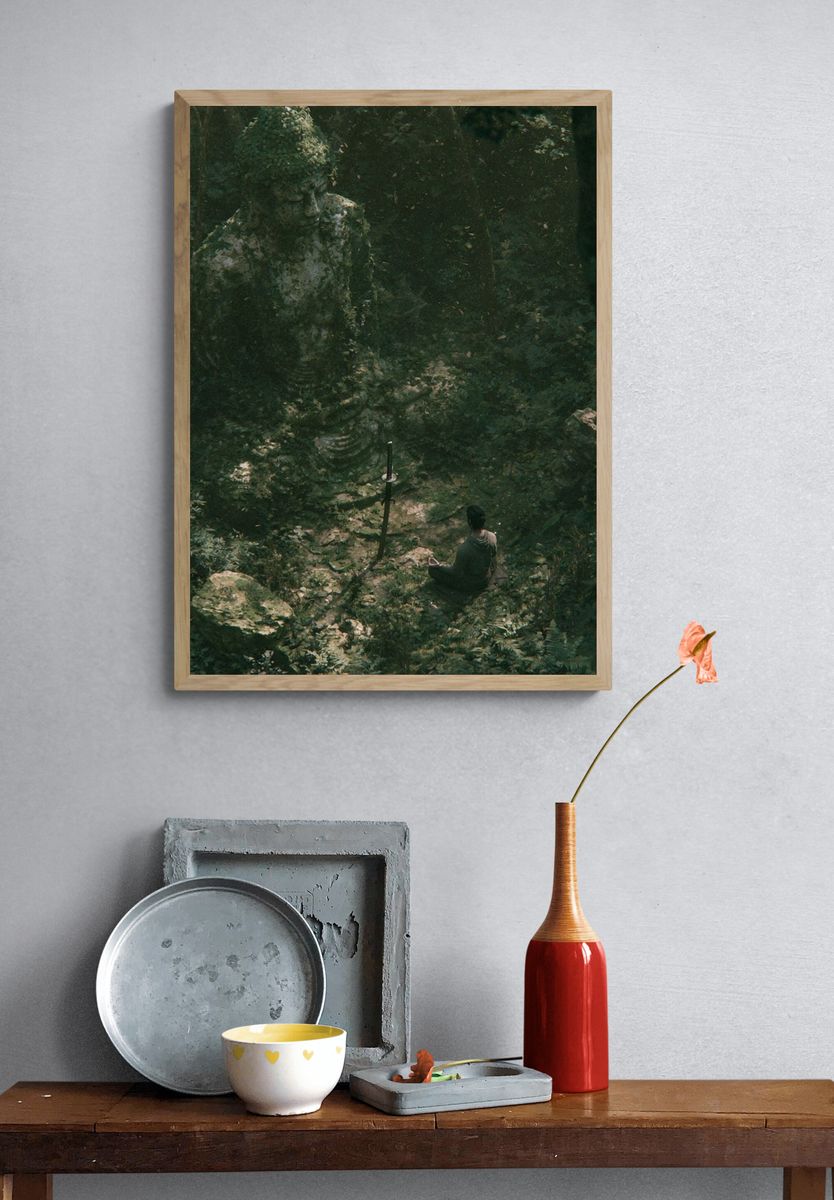 Forest Meditation — Fine-Art Print. — room view 3