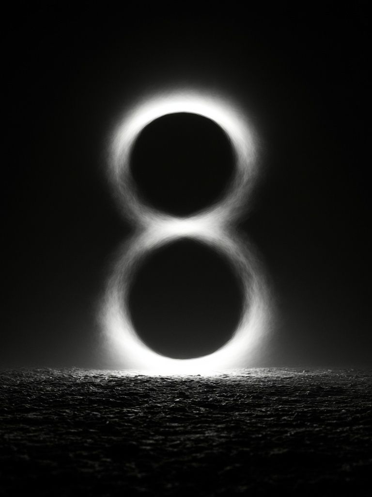 Eclipse Over Dark Sea Print. poster detail