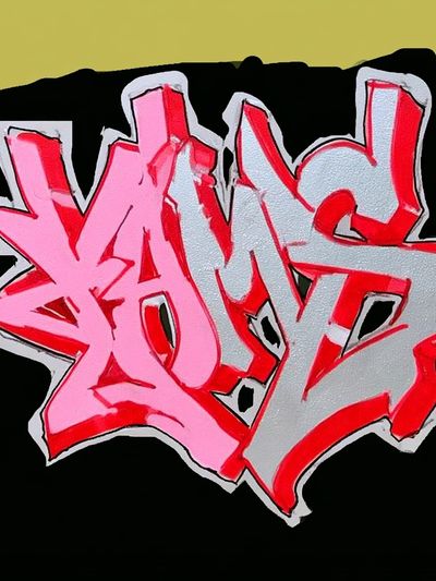 Graffiti Tag Abstract Poster. poster