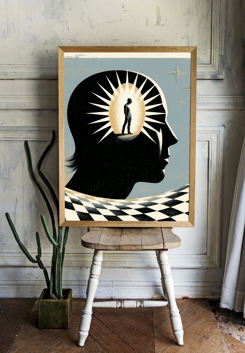 Mindscape Surrealism Poster. room preview