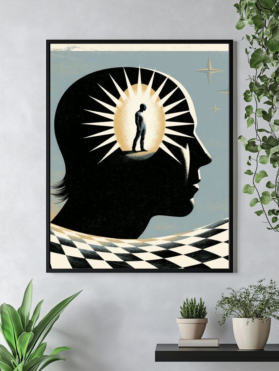 Mindscape Surrealism Poster. — room view 4