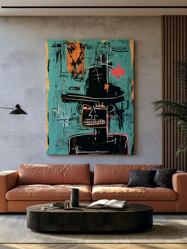 Abstract Face Portrait Poster. poster detail
