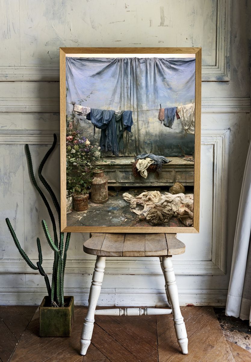 Laundry Still Life — Fine-Art Print. room preview