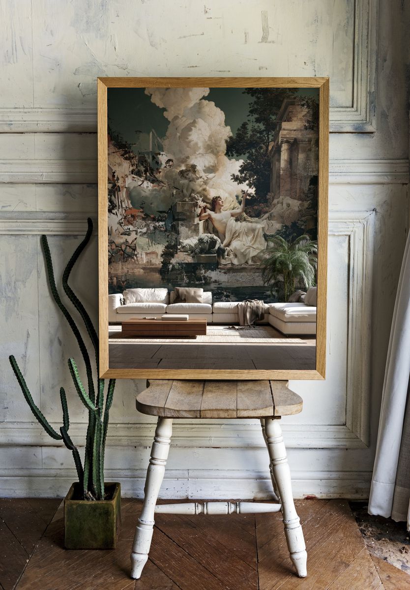 Classical Dreamscape Fine-Art Poster. — room view 1