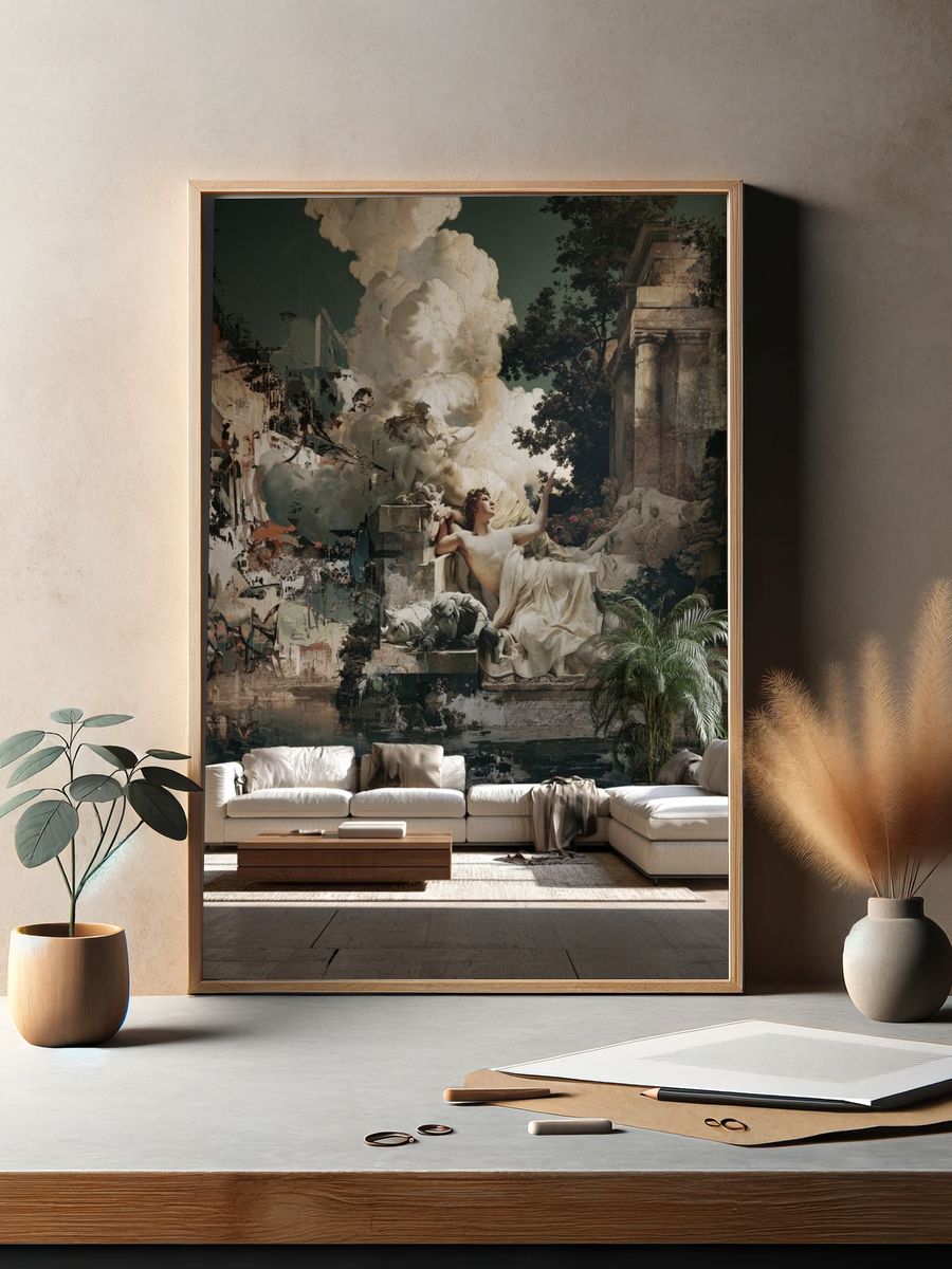 Classical Dreamscape Fine-Art Poster. — room view 2