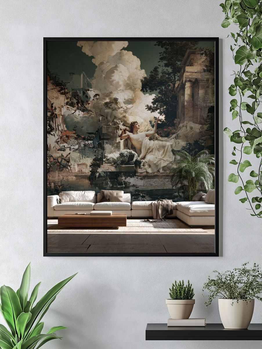 Classical Dreamscape Fine-Art Poster. — room view 4