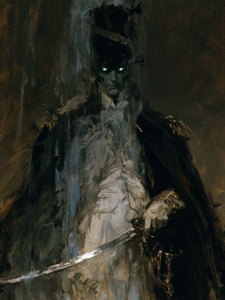 Dark Gothic Warrior Fine-Art Print. poster detail