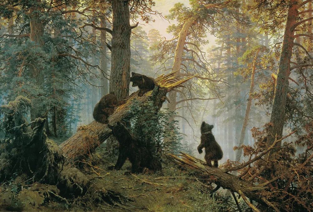 Shishkin, Ivan - Morning Pine. poster detail