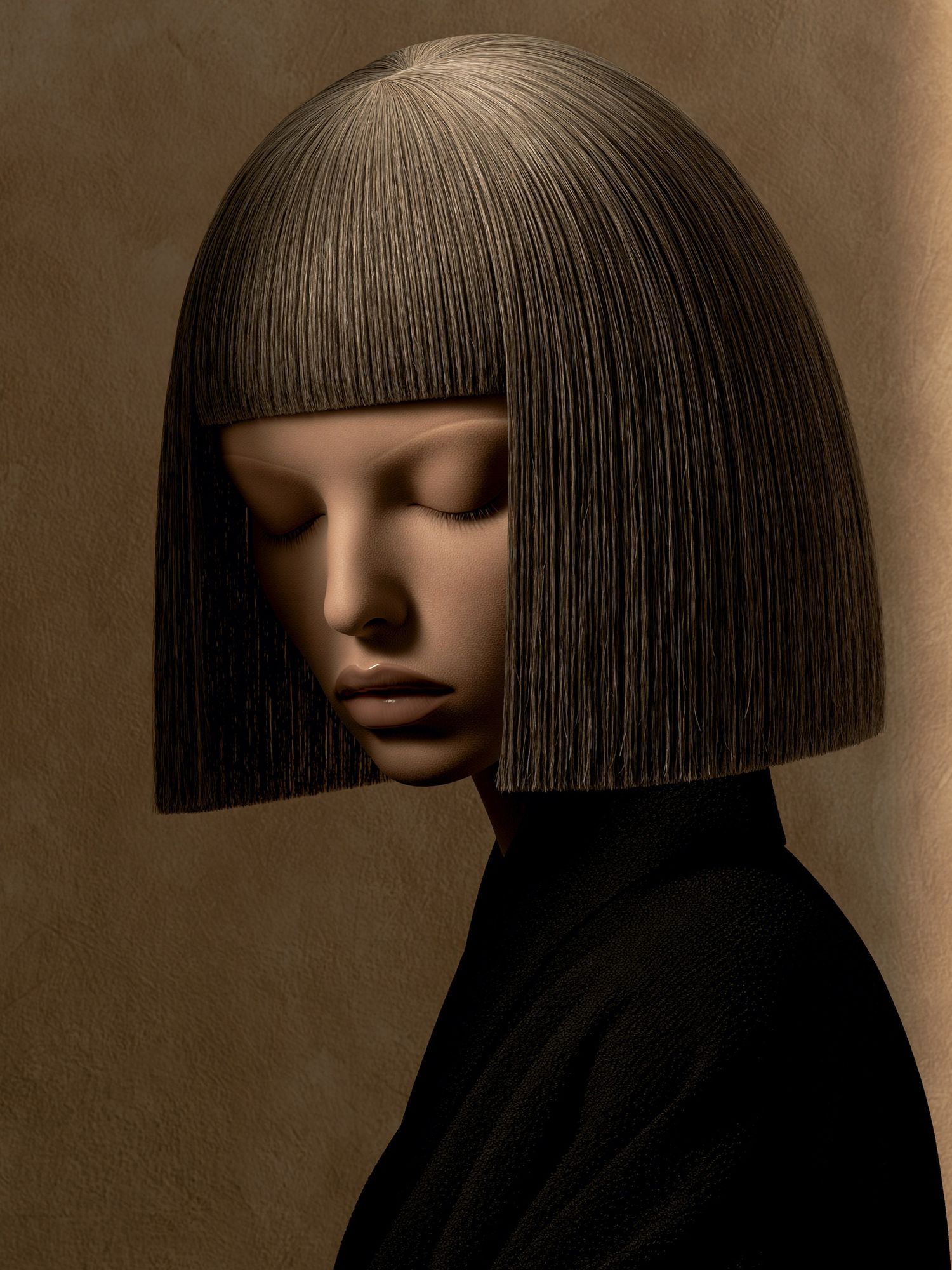 Serene Portrait — Fine-Art Print. poster — fine-art art