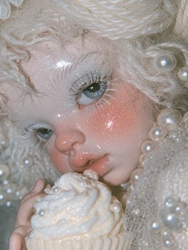 Dreamy Doll Portrait Print. poster detail
