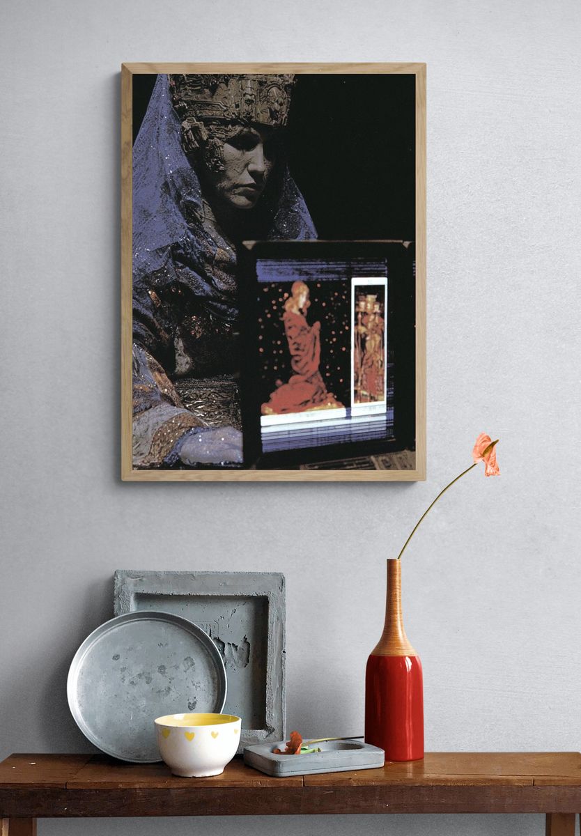 Mystic Figure Collage Poster. — room view 3
