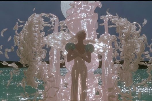 Surreal Moonlit Figure Poster. poster detail