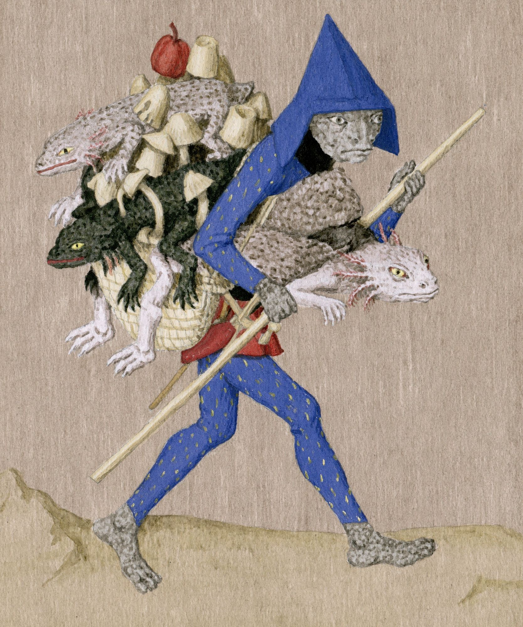 Mythic Creature Carrier Print. poster detail