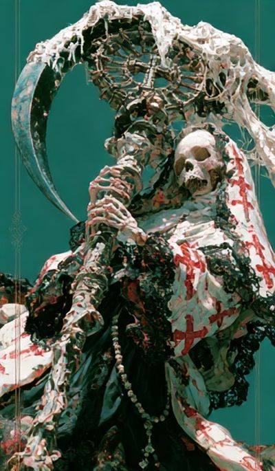 Grim Reaper Surrealism Poster.