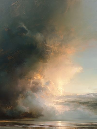 Storm Light Seascape Print.