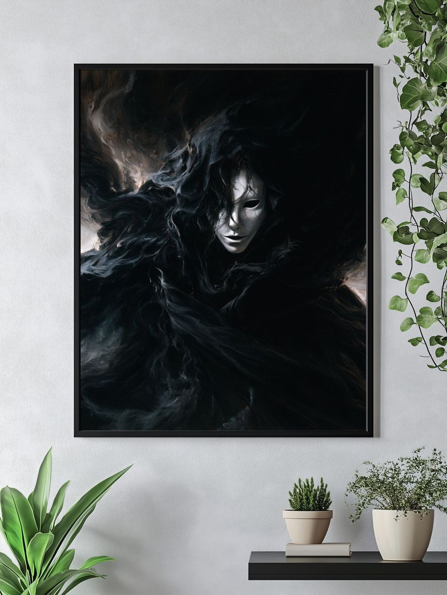 Shadow Mask Surrealism Print. — room view 4