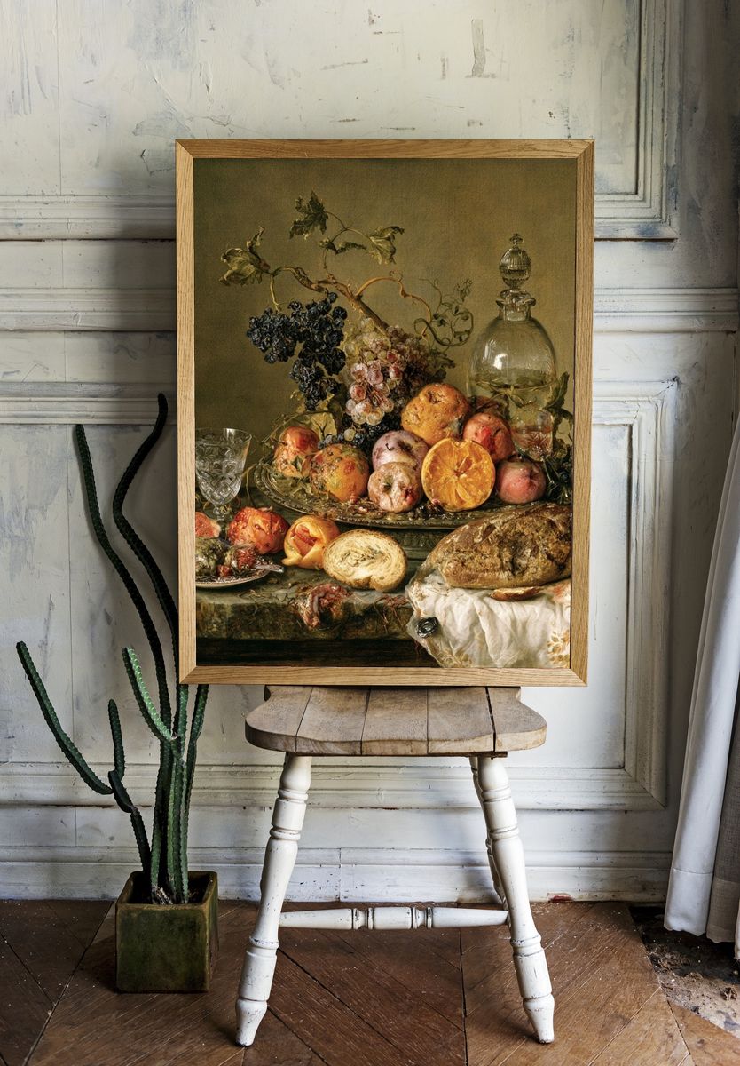 Baroque Still Life Print. room preview