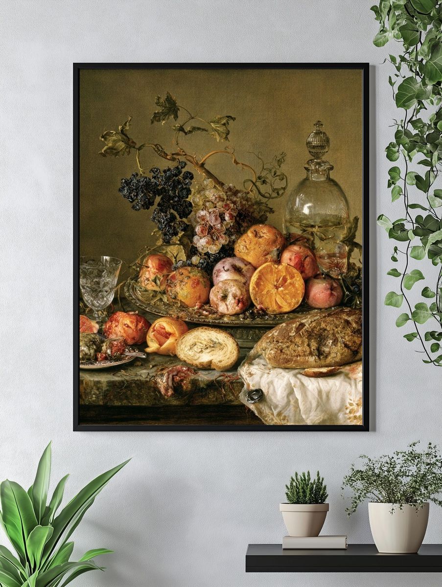 Baroque Still Life Print. — room view 4