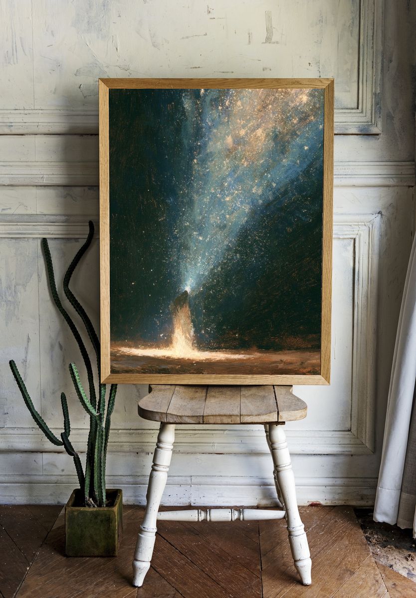 Celestial Figure Fine-Art Print. — room view 1
