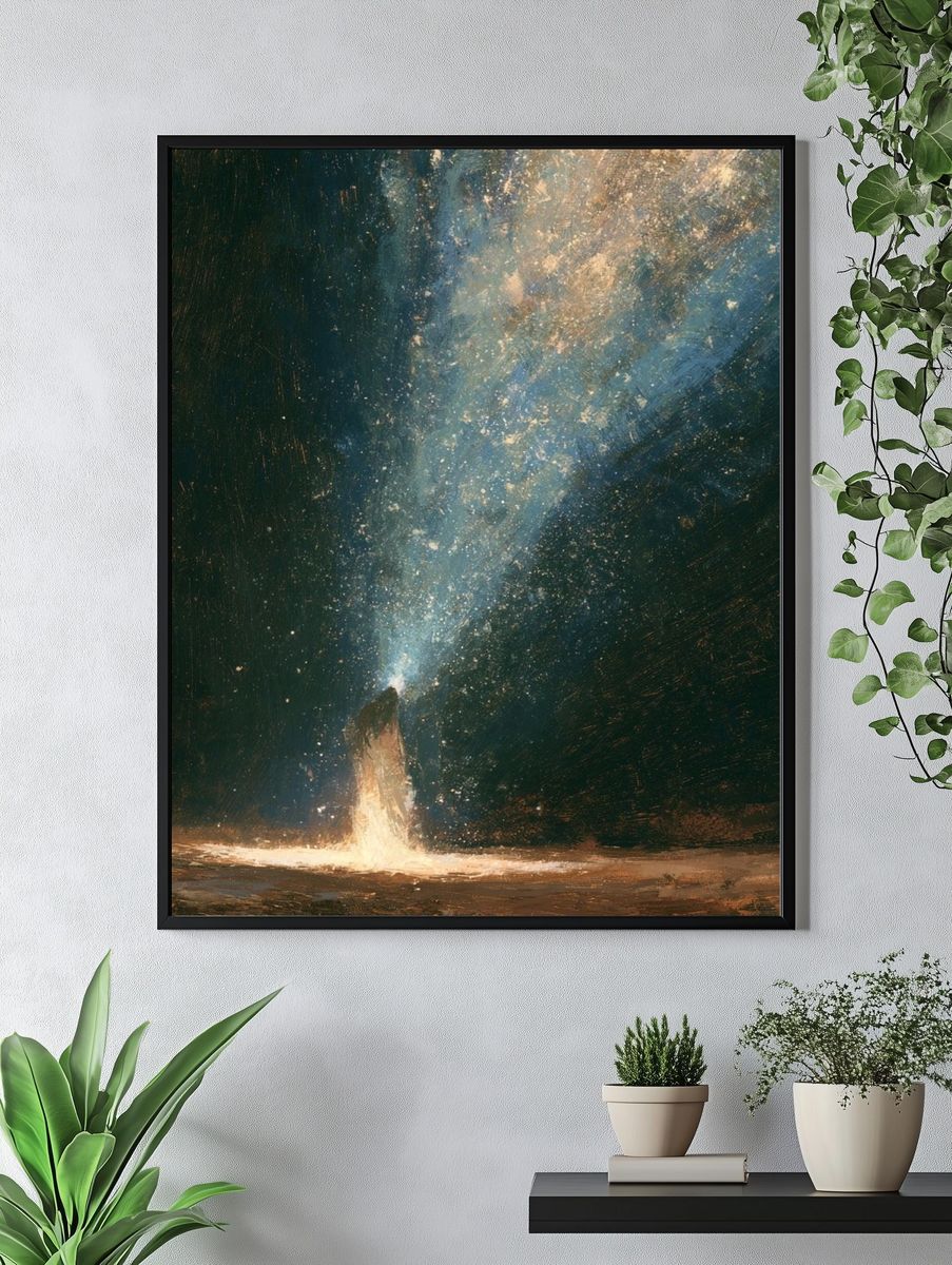 Celestial Figure Fine-Art Print. — room view 4