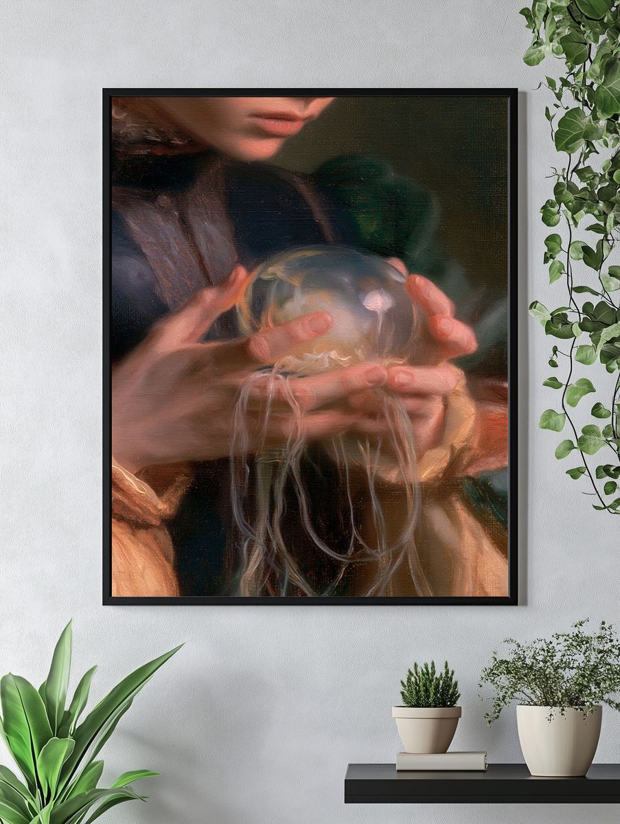 Crystal Ball Portrait Fine-Art Poster. — room view 4