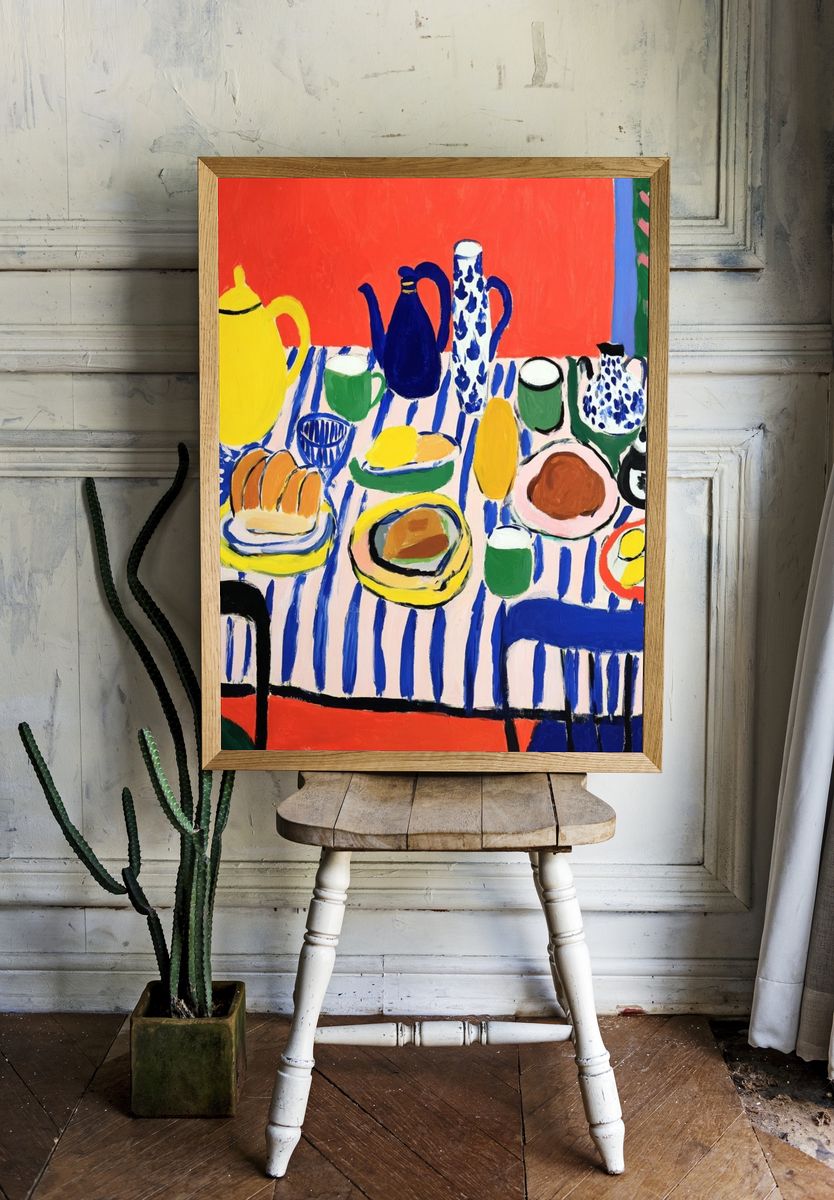 Colorful Still Life — Fine-Art Print. room preview