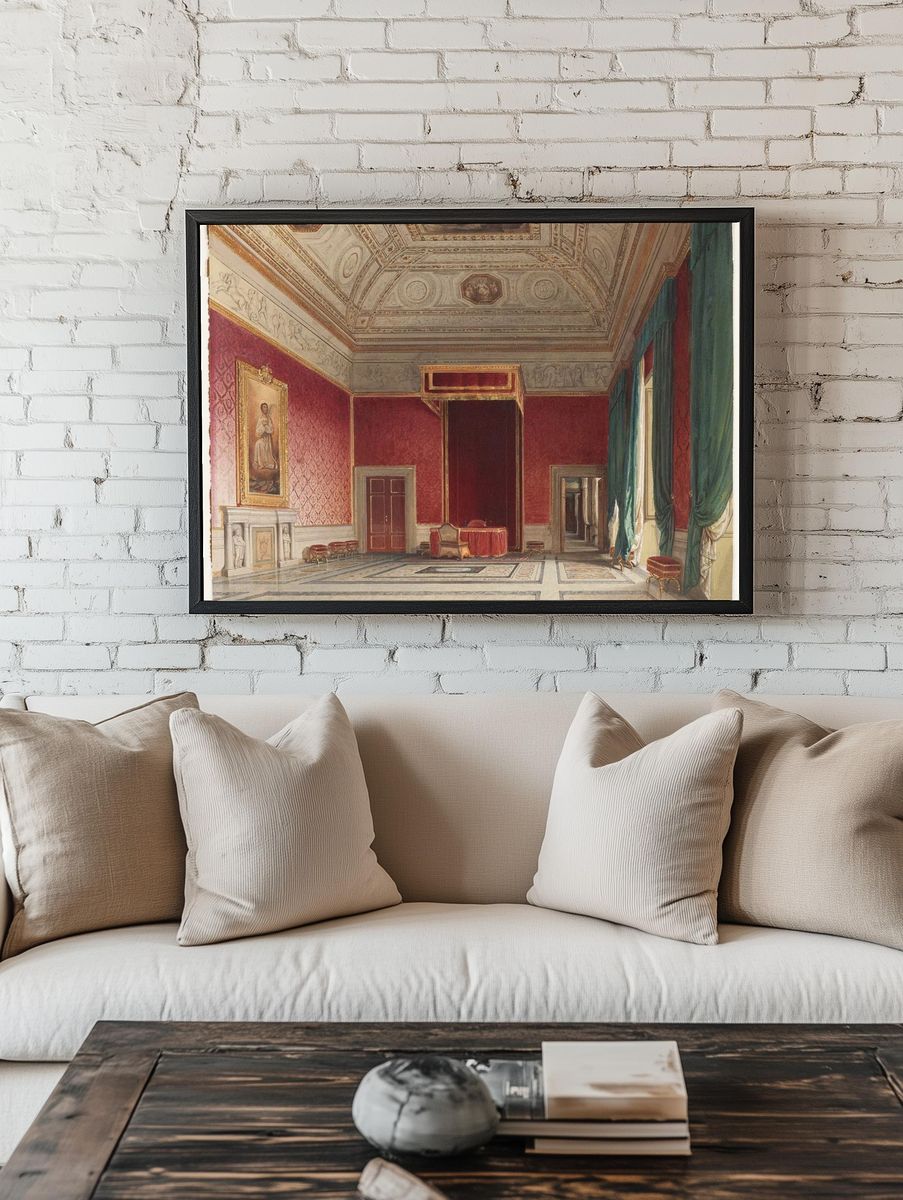 Grand Red Salon Interior Print room preview