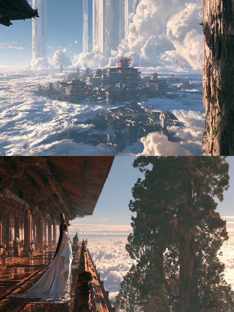 Cloud City Dreamscape Poster. poster detail