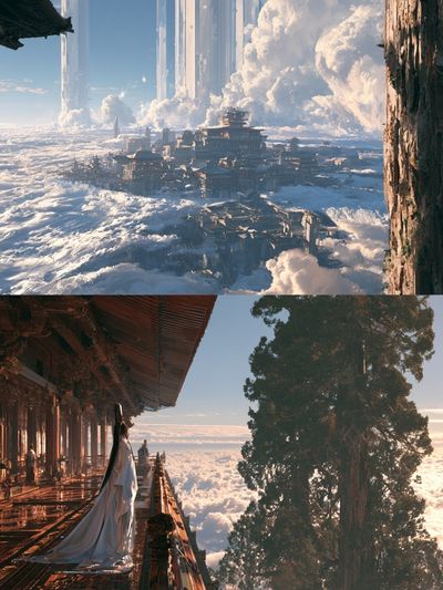 Cloud City Dreamscape Poster.