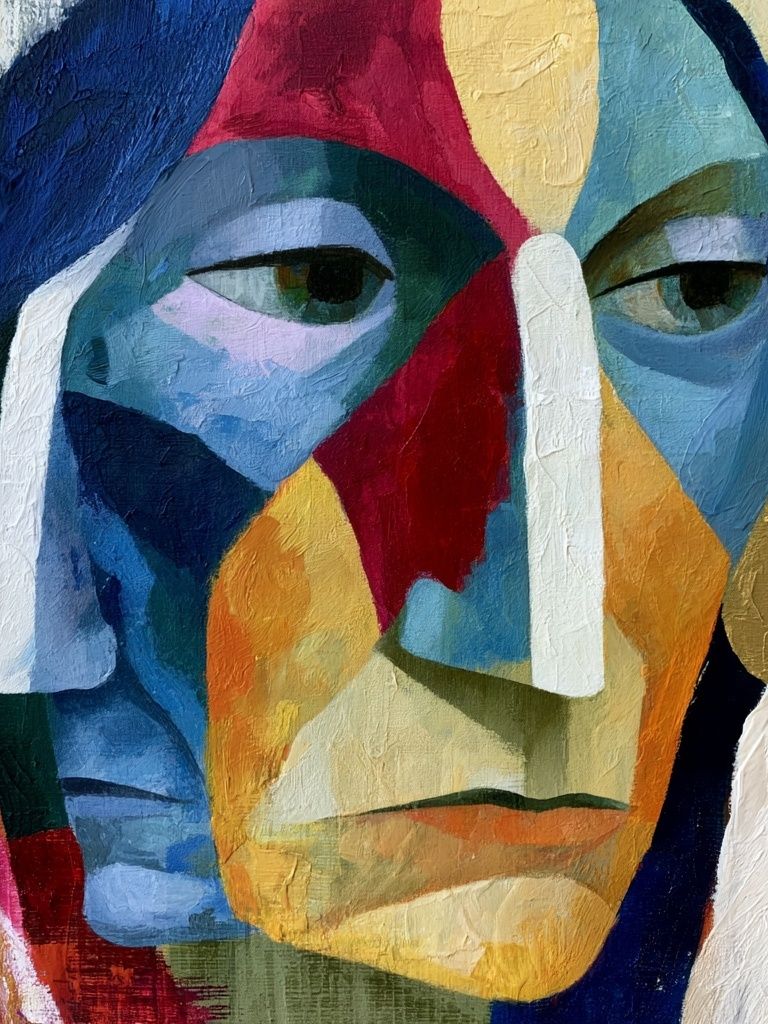 Divine King Surrealism Print. poster detail