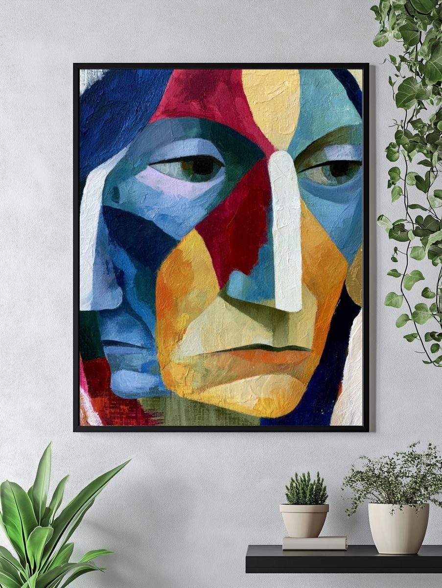 Divine King Surrealism Print. — room view 4
