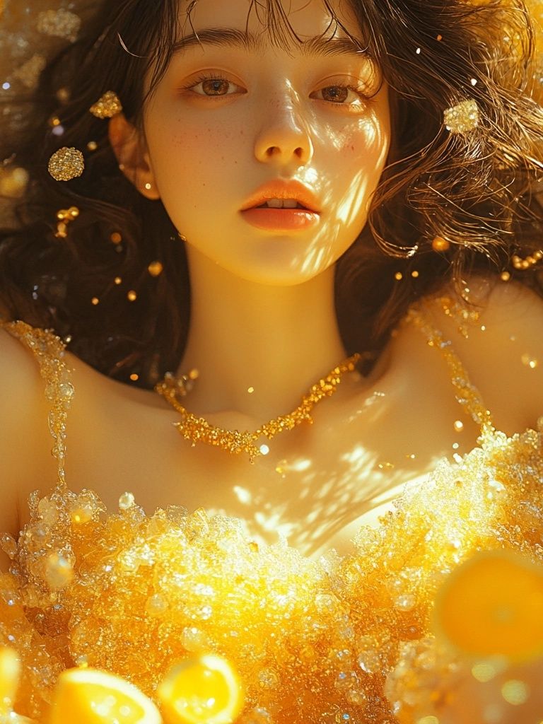 Golden Portrait Dream Poster. poster detail