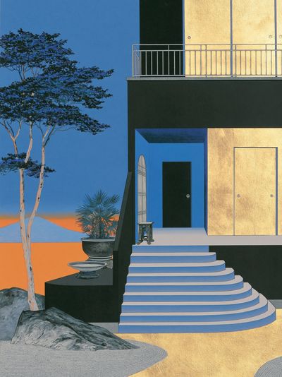 Surreal Modern Villa Print. poster print